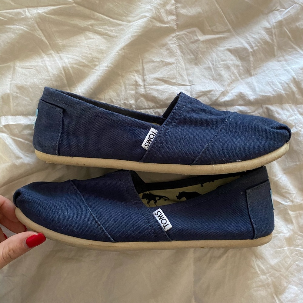 Navy Canvas Toms